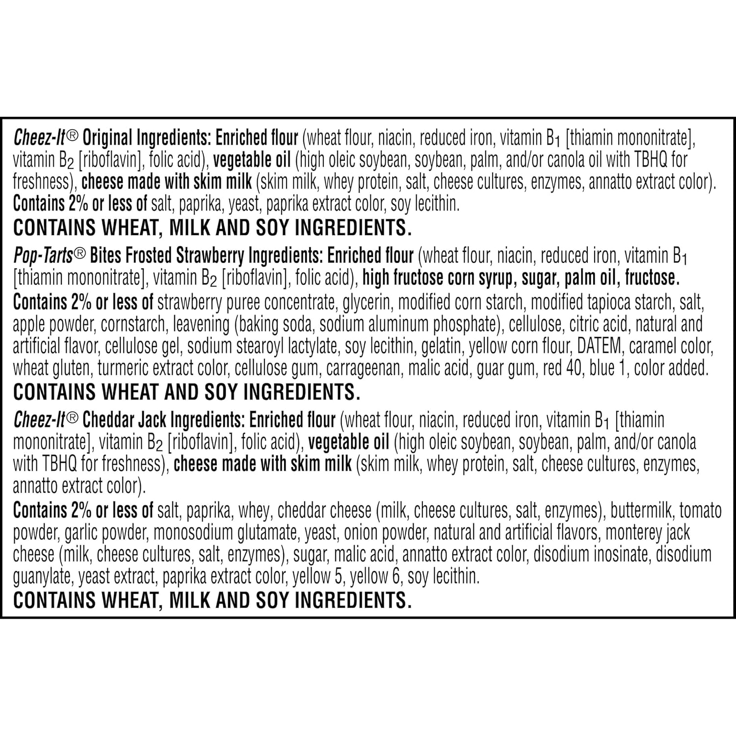 Cheez-It & Pop-Tarts Snacks, Grab 'N Go, Any Time Snacks Variety Pack, 33.42oz Box (30 Count)