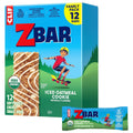 Zbar - Iced Oatmeal Cookie - Soft-Baked Energy Snack Bars - Non-GMO - 12g Whole Grains - USDA Organic Granola Bars (12 Pack)