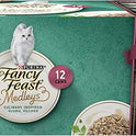 Purina Fancy Feast Wet Cat Food Medleys Florentine Wet Cat Food Variety Pack - (2 Packs of 12) 3 oz. Cans