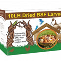 Classic Flock 10lb Dried Black Soldier Fly Larvae Chicken Feed,100% Natural Non-GMO BSF Larvae,More Calcium Than Mealworms,High Protein Chickens Treats, Food for Wild Birds, Ducks, Laying Hens