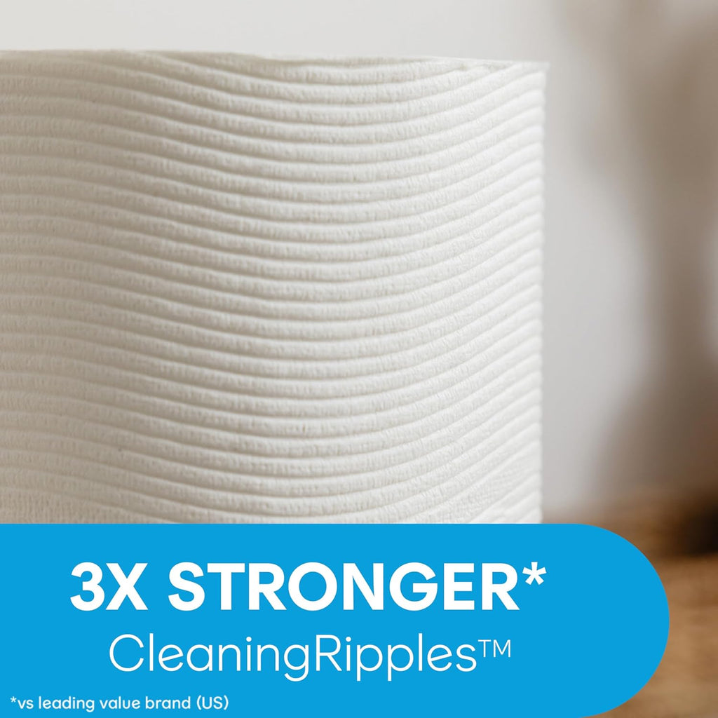 Cottonelle Ultra Comfort Toilet Paper with Cushiony CleaningRipples Texture, Strong Bath Tissue, 24 Family Mega Rolls = 108 Regular Rolls (4 Packs of 6)