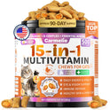 Taurine for Cats Vitamins Treats, 15 in 1 Cat Multivitamin Support Joint, Skin Coat, Digestion, Immunity & Energy, 500 Crunchy & Creamy Chews with Essential Vitamin for Cats All Ages (90-Day Supply)