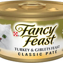 Purina Fancy Feast Pate Turkey and Giblets Feast Classic Grain Free Wet Cat Food Pate - (Pack of 24) 3 oz. Cans