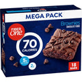 Fiber One 70 Calorie Brownies, Chocolate Fudge Snack Bars, Mega Pack, 18 Ct, 16 oz