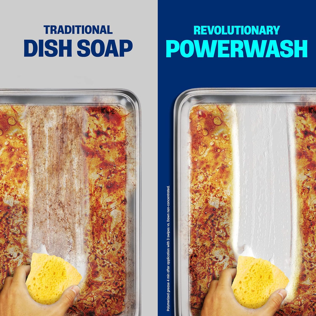 Dawn Powerwash Fresh Dish Spray, Liquid Dish Soap, Dish Soap Refill, Dish Detergent Liquid, 2 Refills, 2x21.5 Fl Oz