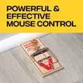 Victor Mouse Traps M150-12, Metal Pedal, Sustainably Sourced FSC Wood, Wooden Mouse Traps - Pack of 12