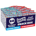 Welch's Fruit Snacks, Mixed Fruit & Strawberry Snack Box, Stocking Stuffers, 0.8oz Snack Packs (Pack of 60)