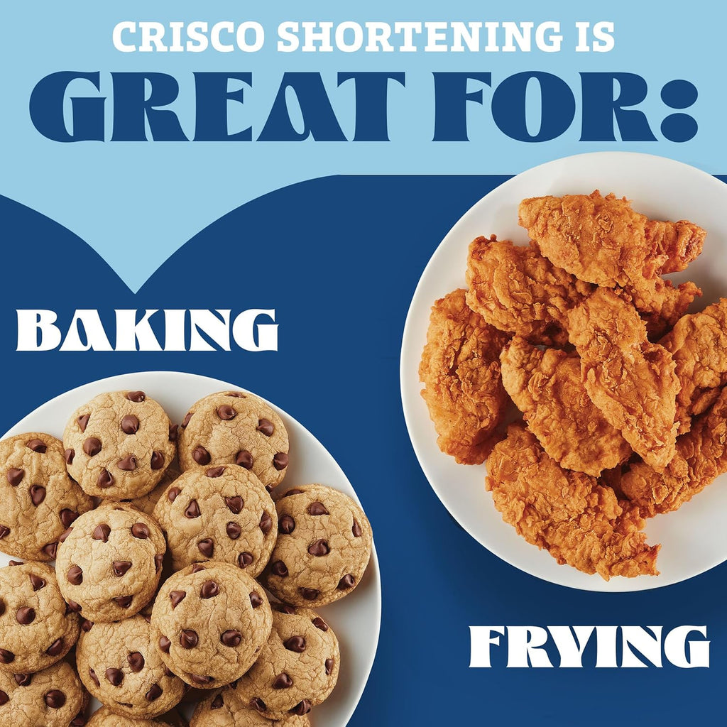 Crisco All-Vegetable Shortening, 6 Pounds, Blue
