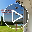 Copper Wind Chimes for Outside Clearance, 36'' Temple Windchimes Outdoors w/5 Bells, Memorial Wind Chime Gifts for Mom Grandma Mother Women, Feng Shui Wind Bell for Home Garden Zen Decor