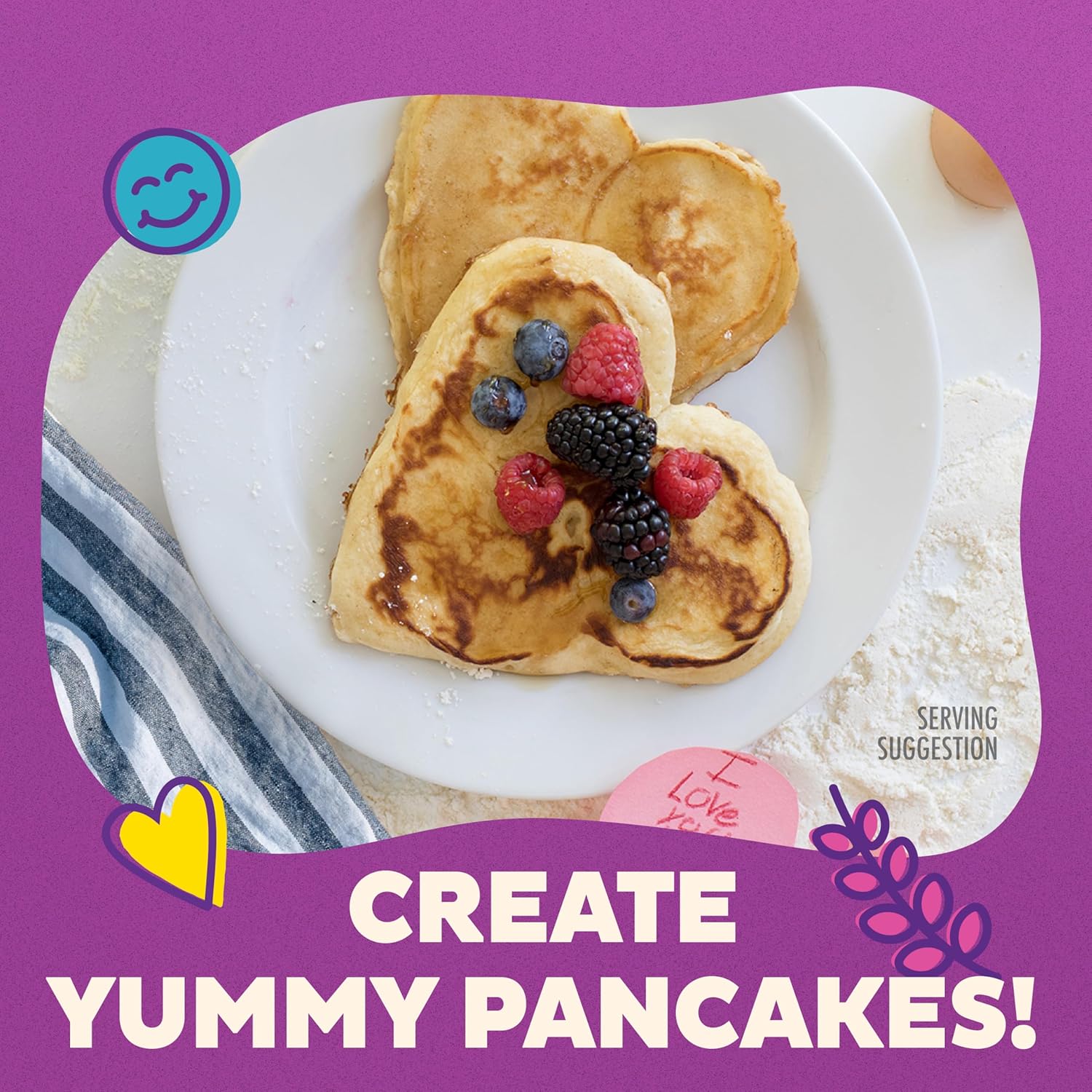 Annie's Organic Classic Pancake and Waffle Mix, Kids Breakfast, Vegan, 26 oz