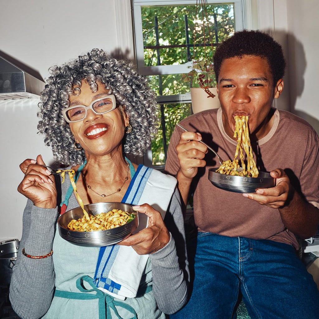 Momofuku Sesame Miso Ramen Noodles by David Chang, Air-Dried Instant Noodles with Sauce and 12g of Plant Based Protein, 4 Servings
