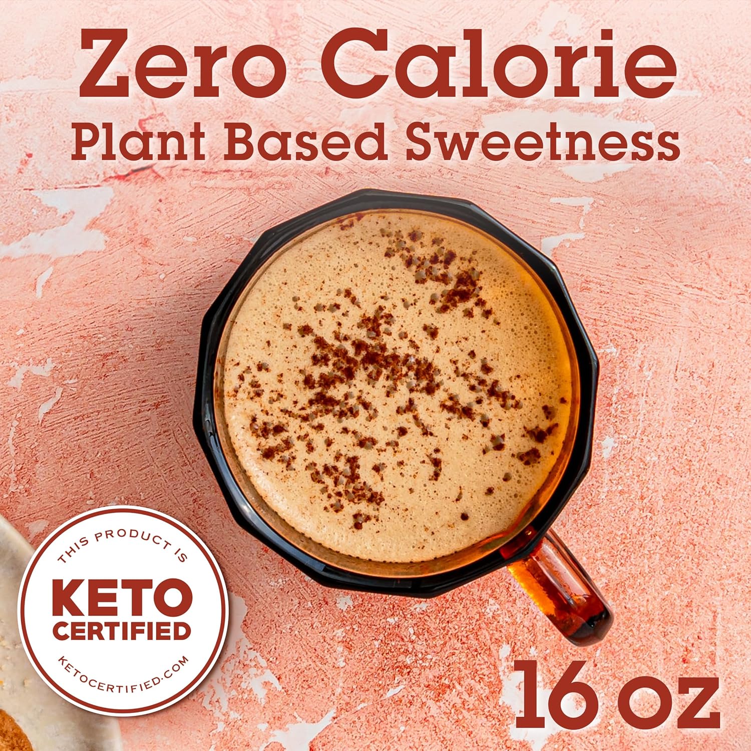Monk Fruit In The Raw Sweetener Baker's Bag, 16 oz., Keto Certified Monk Fruit Sweetener, Zero Calories, Zero Net Carbs, Non-GMO Project Verified