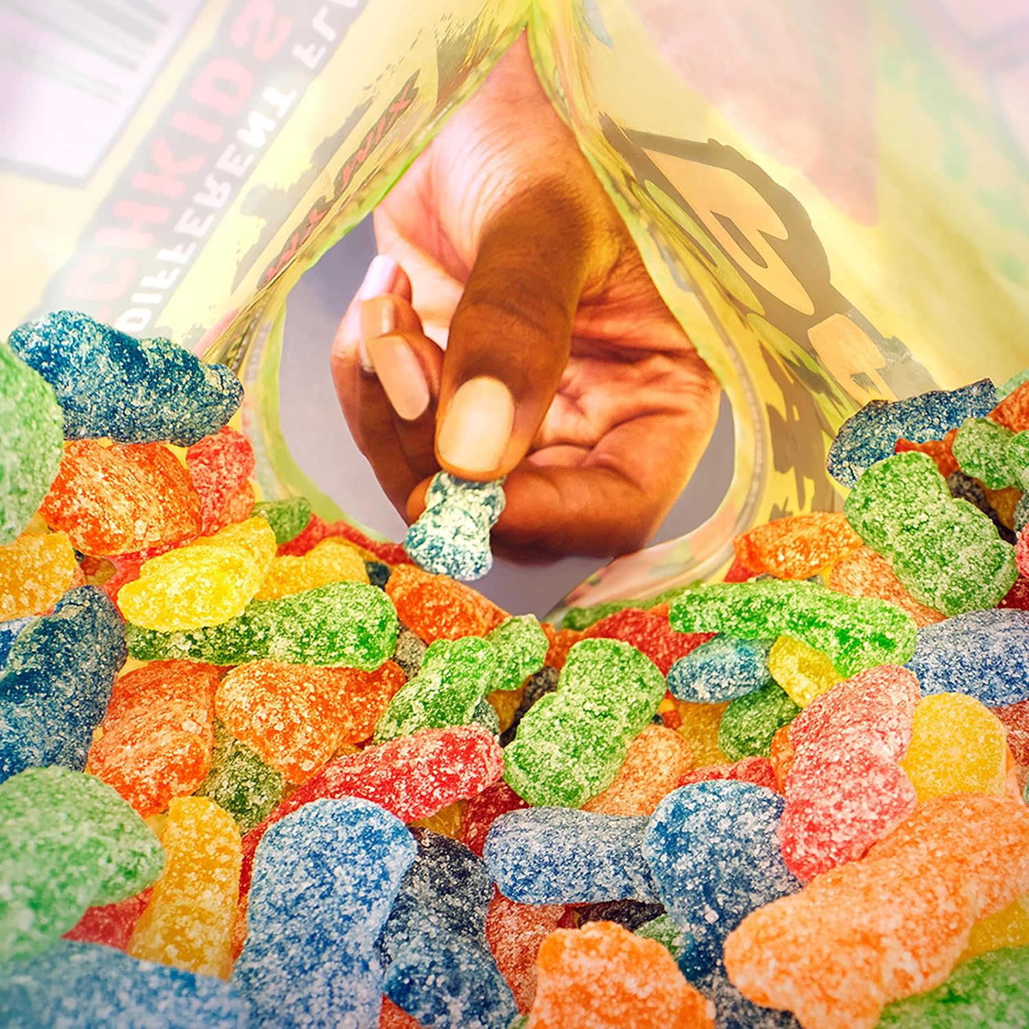 Chewy & Soft Sour Patch Kids, Assorted Fruits, Family Size, 1.8 lb