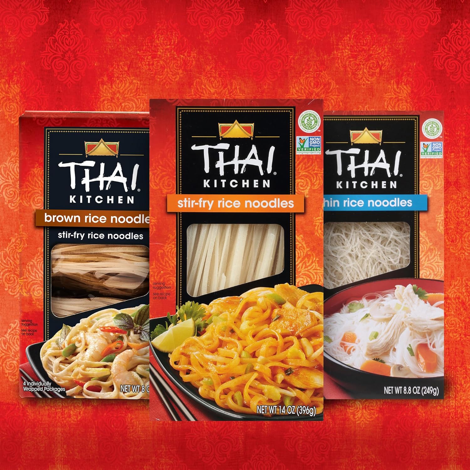 Thai Kitchen Gluten Free Thin Rice Noodles, 8.8 oz