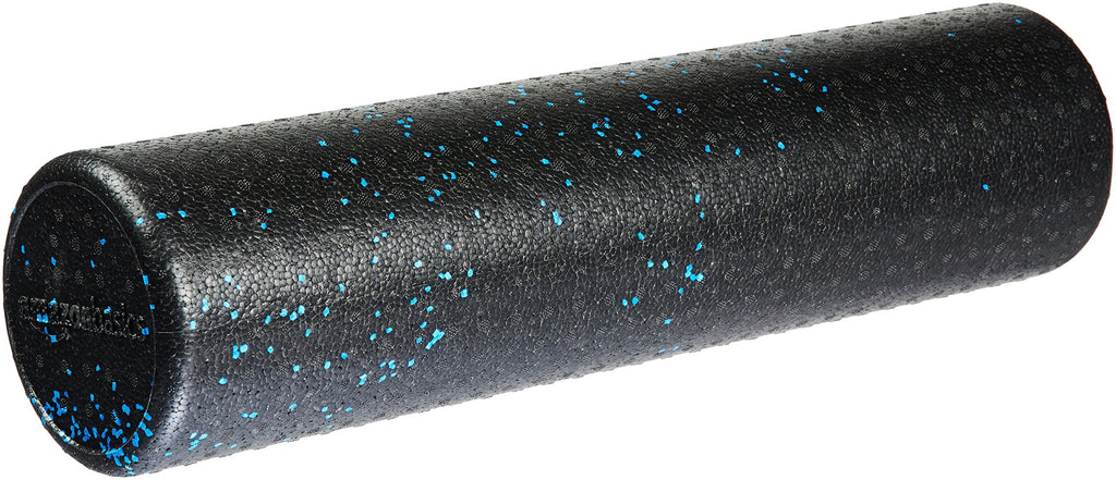Basics High Density Foam Roller for Exercise and Recovery, 24 Inches, Blue Speckled