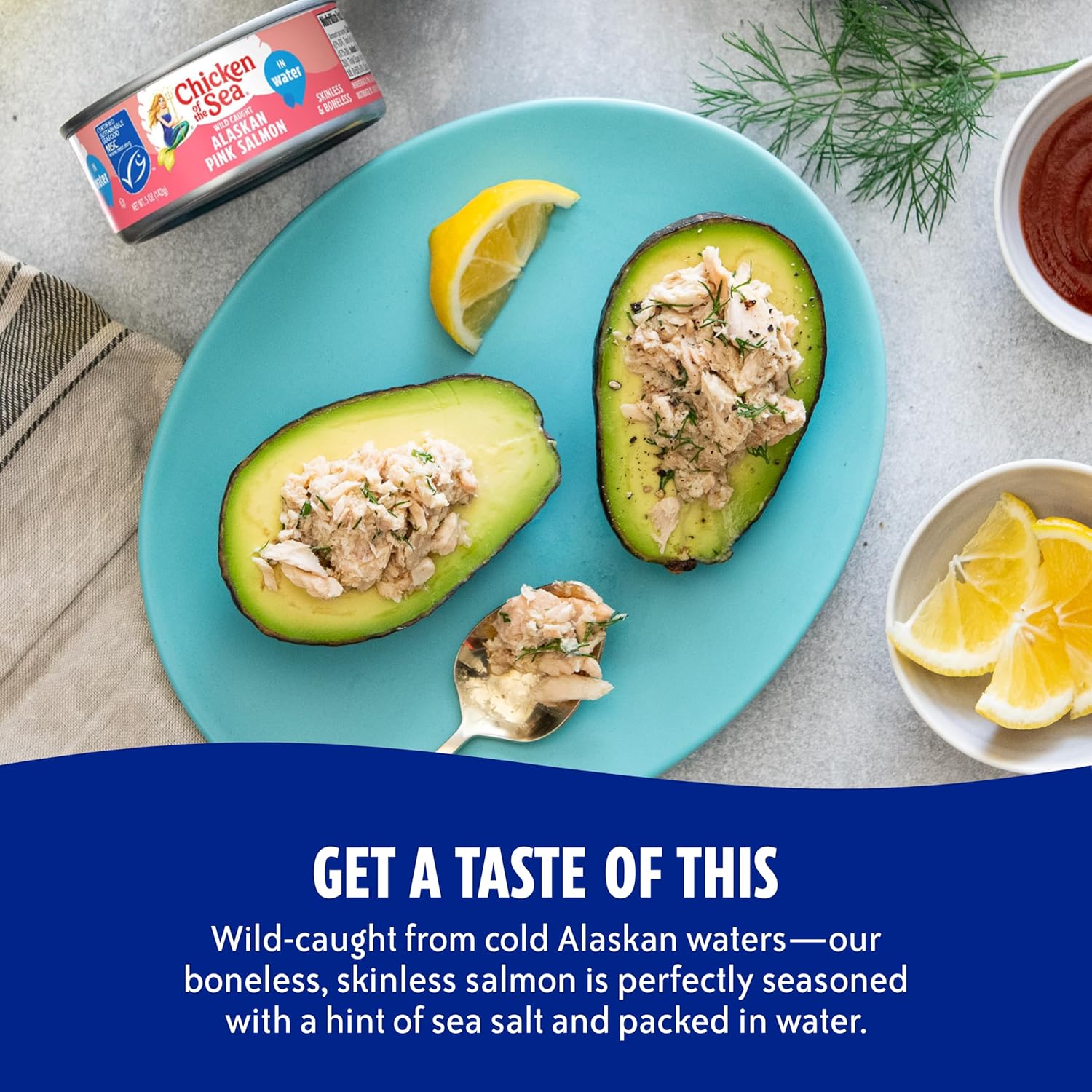 Chicken of the Sea Alaskan Pink Canned Salmon in Water, 5 Ounce Cans, 12-Count – High Protein Skinless & Boneless Wild Caught Salmon – Delicious Wild Salmon for Burgers, Pasta, & More