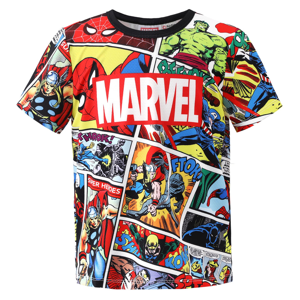 Disney Princess Frozen Marvel Stitch Minnie Mickey Star Wars Girls/Boys Athletic Shirts UV Quick Dry Graphic T-Shirt 2-9 Year