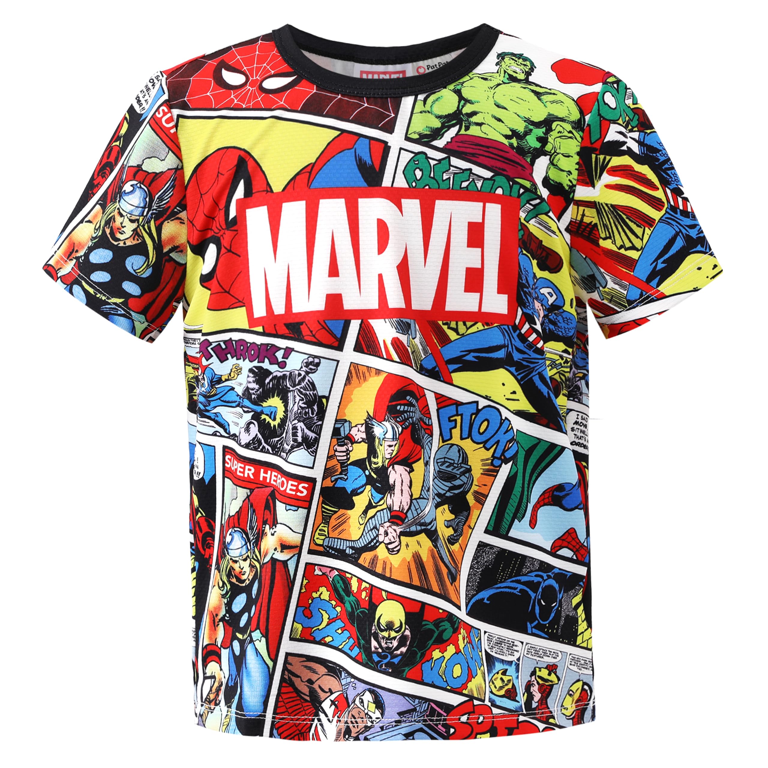 Disney Princess Frozen Marvel Stitch Minnie Mickey Star Wars Girls/Boys Athletic Shirts UV Quick Dry Graphic T-Shirt 2-9 Year