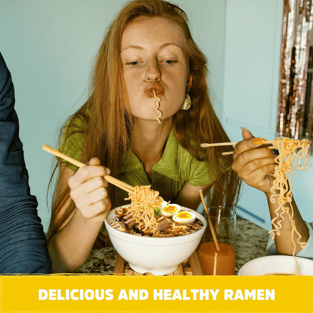 Gluten free ramen noodles (10 packs) gf gluten free noodles vegan healthy brown rice noodle. Low sodium ramen plain noodle no seasoning. Gluten-free pasta Japanese food yakisoba lo mein. Real Naturals