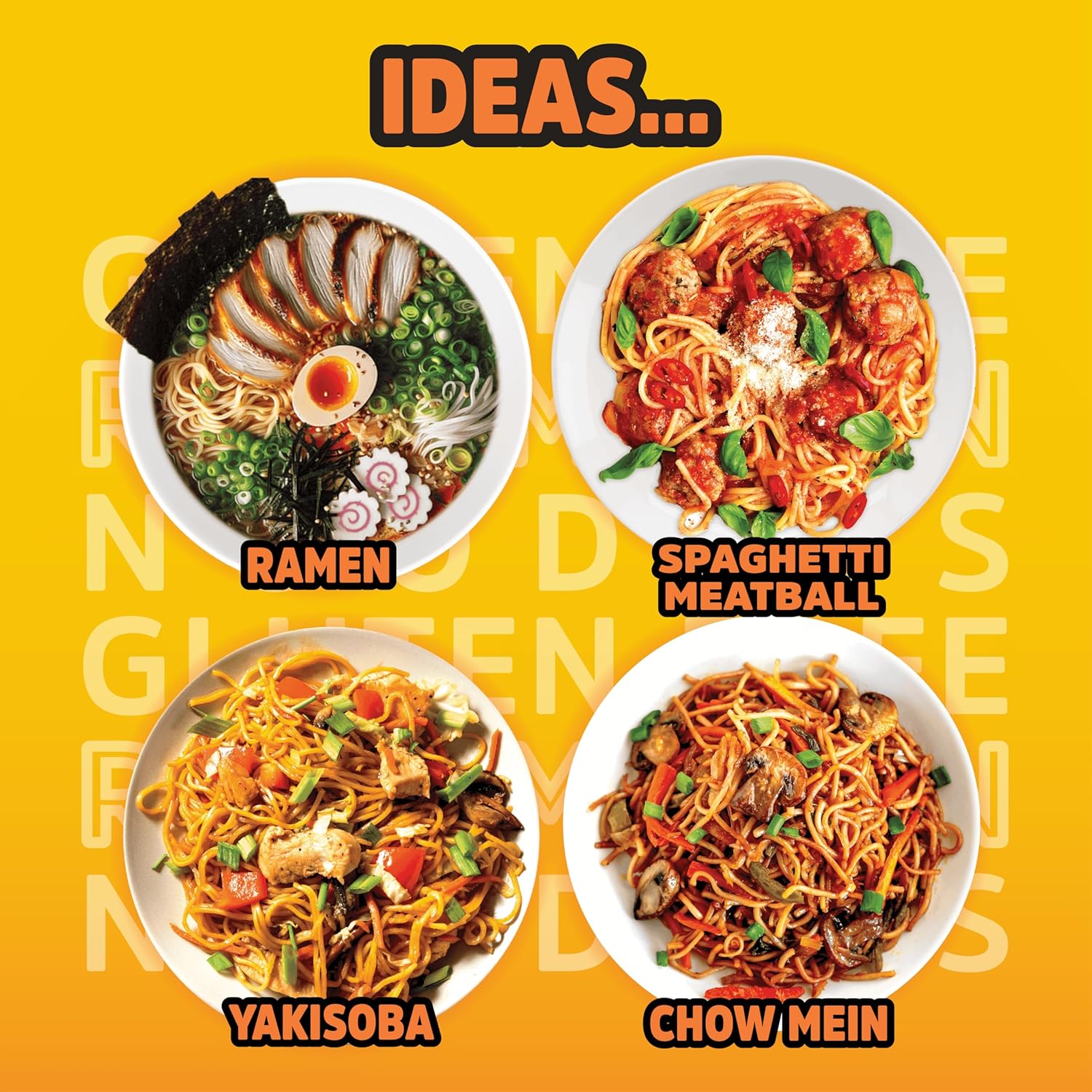 Gluten free ramen noodles (10 packs) gf gluten free noodles vegan healthy brown rice noodle.