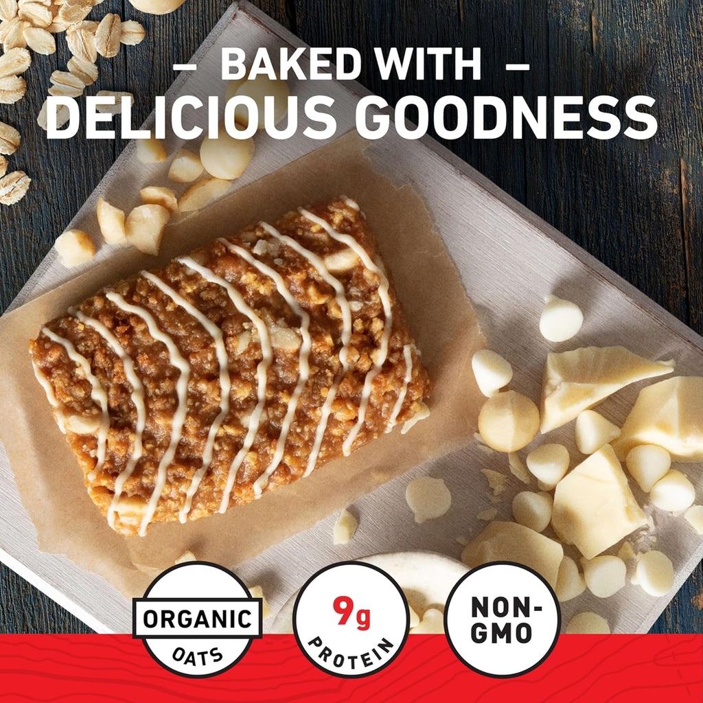 CLIF BAR - Energy Protein Bars - White Chocolate Macadamia Nut - Made with Organic Oats - Energy Bars - Non-GMO - (15 Pack)