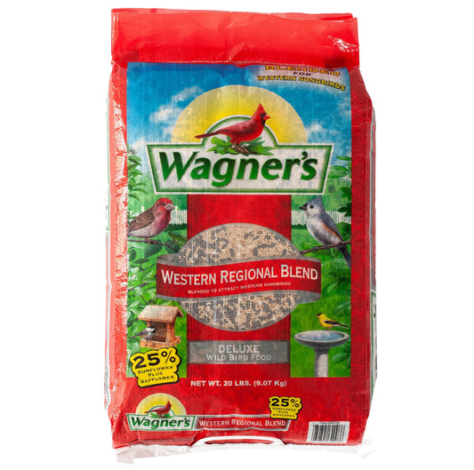 Wagner's 62008 Western Regional Blend Wild Bird Food, 20-Pound Bag