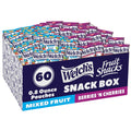 Welch's Fruit Snacks, Mixed Fruit & Berries 'N Cherries Variety Pack, Great for School Lunches, Bulk Pack, Individual Single Serve Bags, 0.8 oz (Pack of 60)
