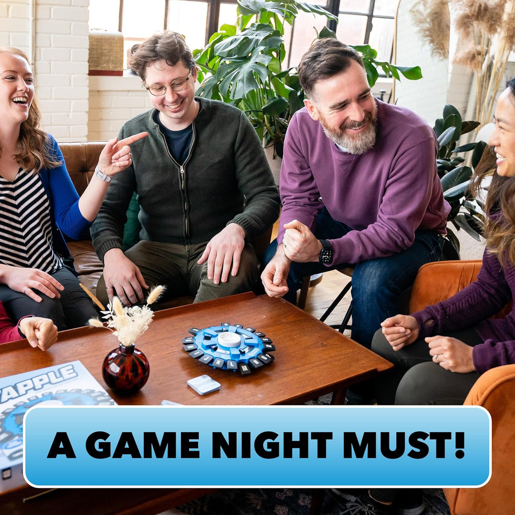 USAOPOLY The Original TAPPLE, The Fast-Paced Family Board Game,Choose a Category & Race Against The Timer to be The Last Player,Learning Word Game for Ages 8 & Up, 2-8 Players, 15-20 Minute Play Time