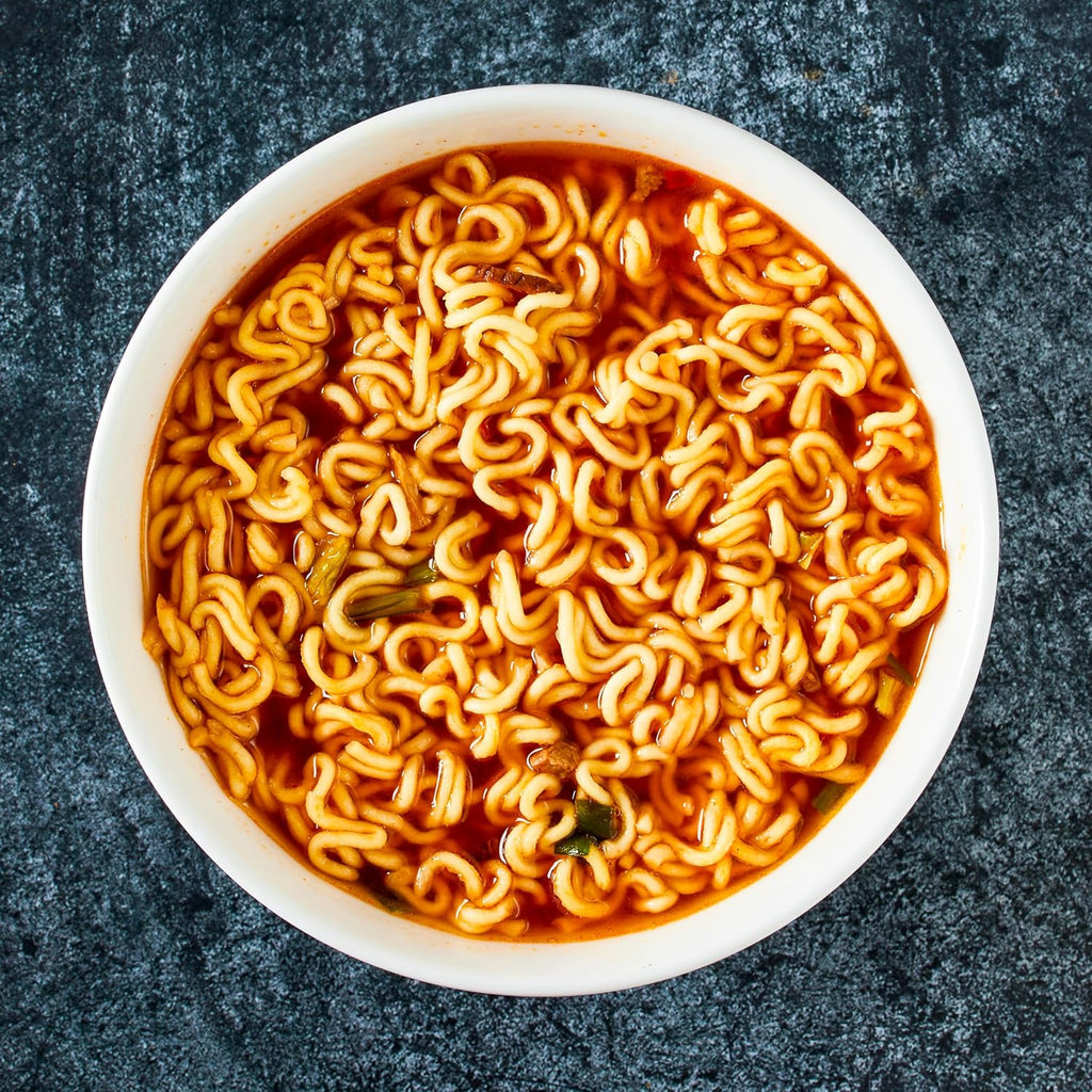 Nongshim Ramen Noodles, Gourmet Instant Ramen, Premium Microwavable Noodle Soup, Spicy Shin, Family Pack, 4.23 Ounce (Pack of 20)