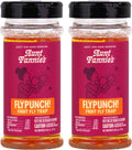 Aunt Fannie's FlyPunch Fruit Fly Trap for Indoor and Kitchen Use, Ready to Use, Made with Plant Based Ingredients, Safe Near Food, Each Bottle Lasts Up to 30 Days, Pack of 2