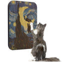 Art Cat Scratcher, Wall-Mountable Cat Scratching Board, Cat Wall Scratcher 16.7x11x1 Inch Cat Scratch Pad and Cat Scratchers for Indoor Cats Toy Furniture Protector（Starry Night）