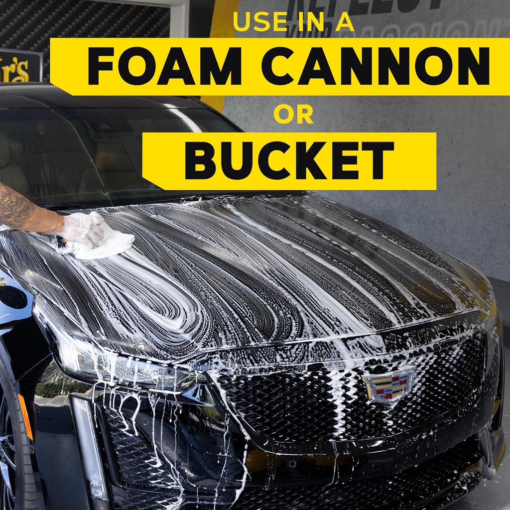 Meguiar's Gold Class Car Wash - Get Professional Results in a Foam Cannon or as a Bucket Wash - Get a Clean and Glossy Finish That's Safe for All Paint Types - 64 Oz