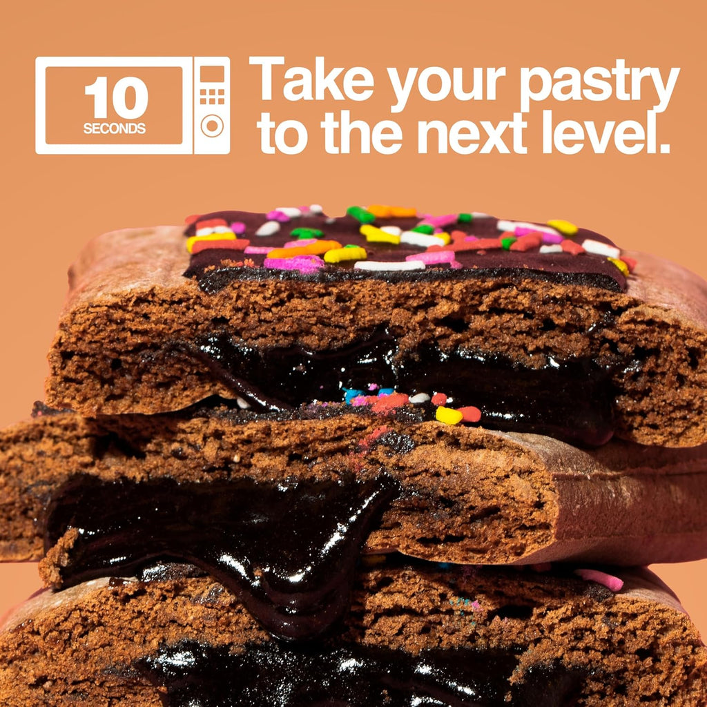 Legendary Foods 22g Protein Pastry 0g Added Sugar, Low Carb, Gluten Conscious, Keto Snack, Ideal for Glucose Management, Includes Whey Protein Isolate, 8 Pack Double Chocolate