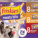 Purina Friskies Gravy Wet Cat Food Variety Pack, Meaty Bits - (Pack of 24) 5.5 oz. Cans