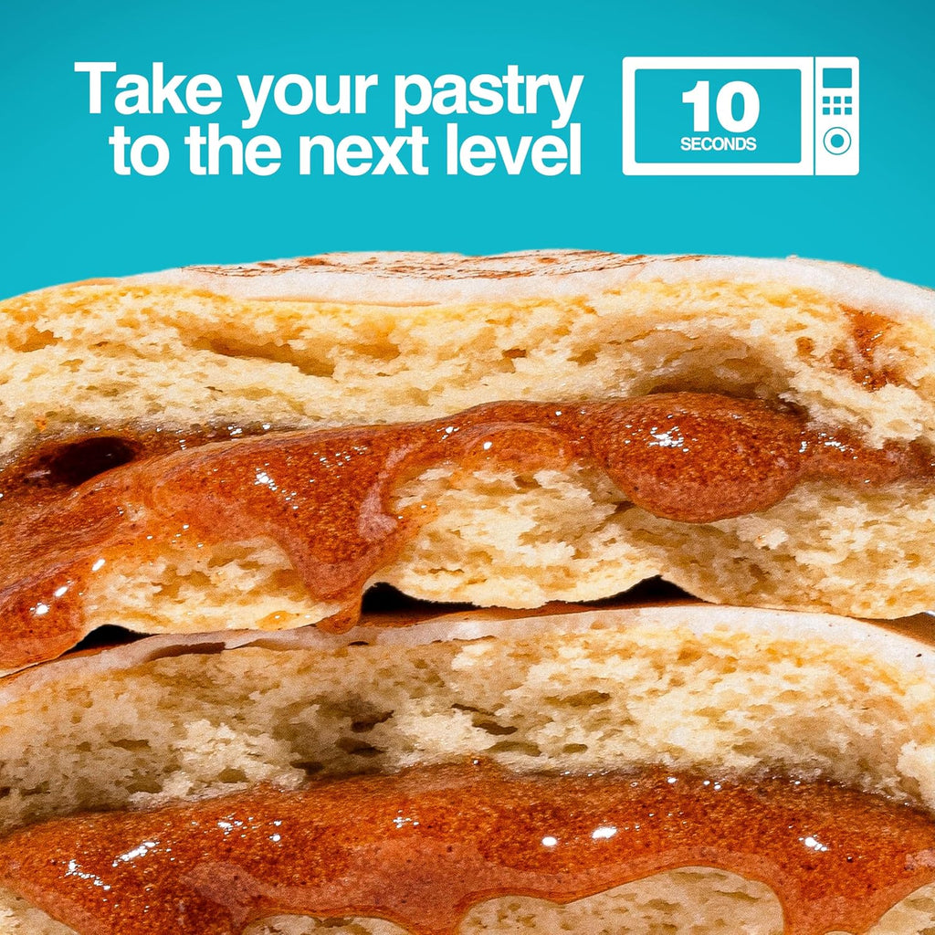 Legendary Foods 22g Protein Pastry 0g Added Sugar, Low Carb, Gluten Conscious, Keto Snack, Ideal for Glucose Management, Includes Whey Protein Isolate, 8 Pack Frosted Cinnamon