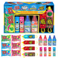 Candy Variety Pack, 18Ct Assorted Valentine's Candy Lollipops, Bulk Individually Wrapped Ring Pop, Push Pop, Baby Bottle Pop & Juicy Drop, Birthday Party Favors, Valentine's Gifts, Kids Goodie Bags