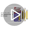 Fly Stick Sticky Fly Traps for Indoors Outdoor 6pk. Non-Toxic Super Sticky Hanging Flies Catcher Paper Tape Strips for Home. Catches All Bugs and gnats. Indoor Outdoor House Flying Insect Trap.
