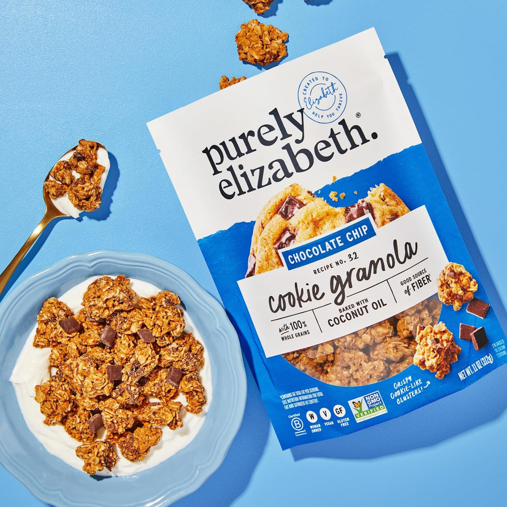 Purely Elizabeth Cookie Granola Chocolate Chip 11 OZ (3 Pack)