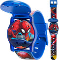 Marvel Spider-Man Kids Watches – Digital Display, Interactive Features, Adjustable Strap, Vibrant Spider-Man Graphics, Durable for Active Kids