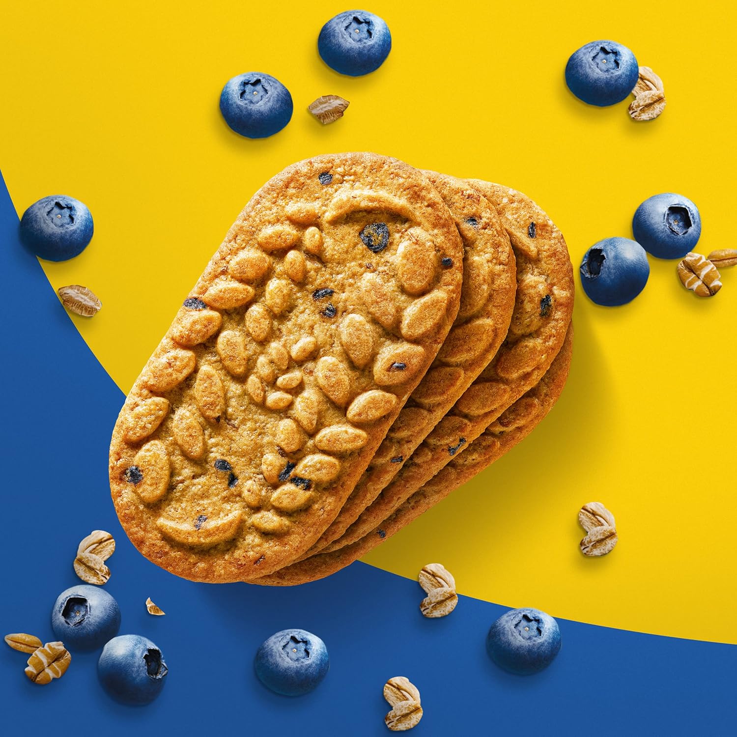 belVita Breakfast Bars Biscuits, Blueberry, Value Pack, 12 Packs (4 Biscuits Per Pack)
