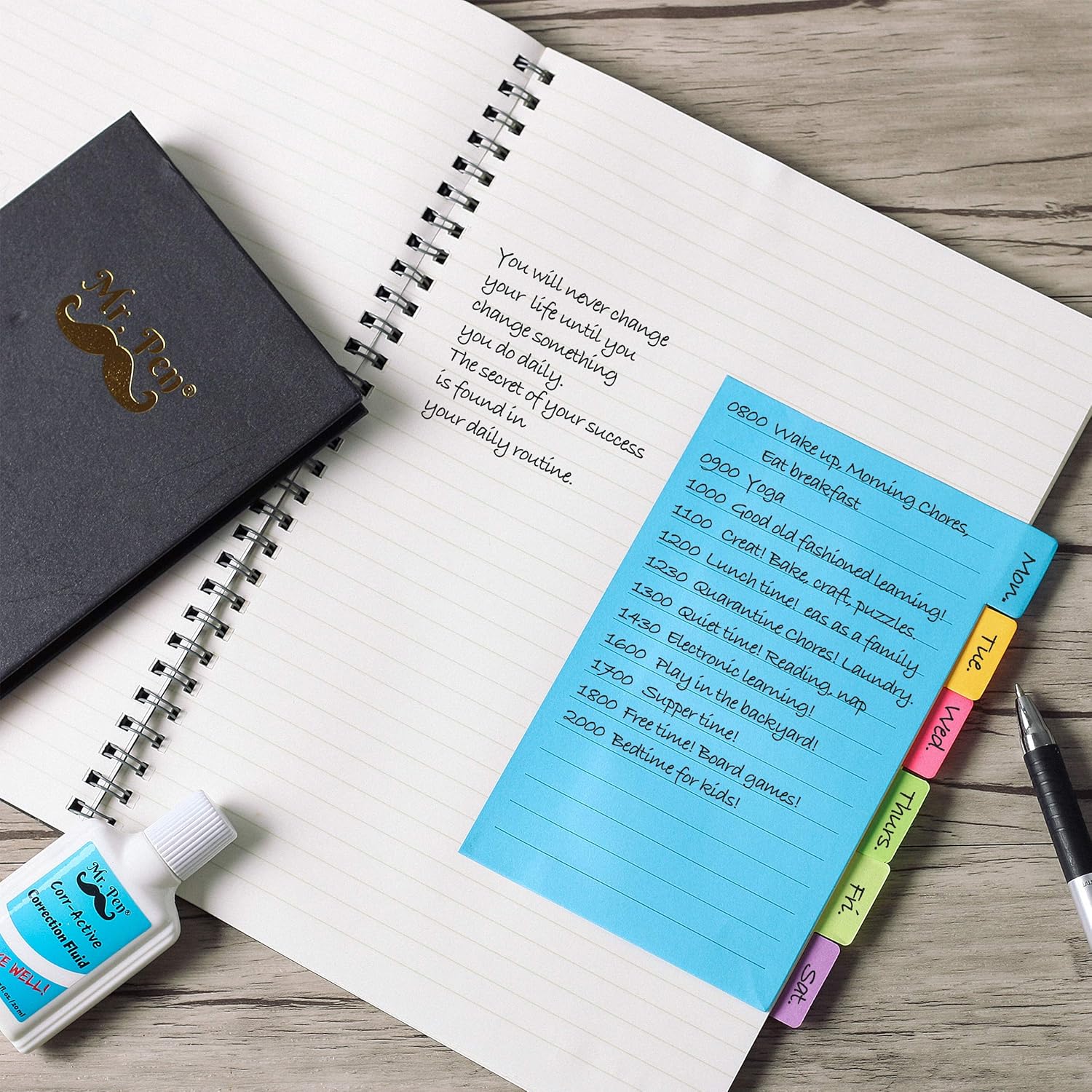 Mr. Pen- Sticky Notes Set, 410 Pack, School Supplies, Office Supplies, Planner Sticky Note Dividers Tabs, Book Notes