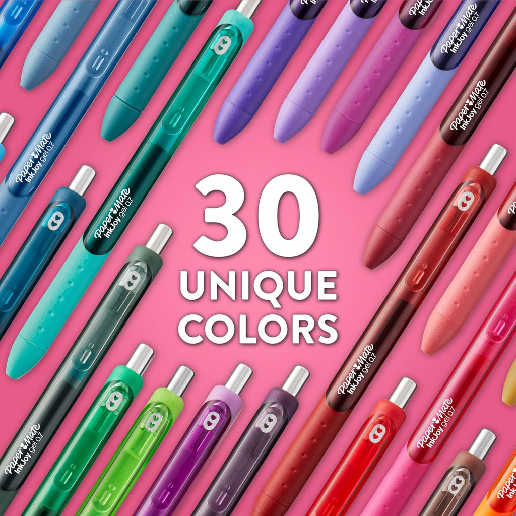 Paper Mate InkJoy Gel Pens Medium Point Assorted 10 Count