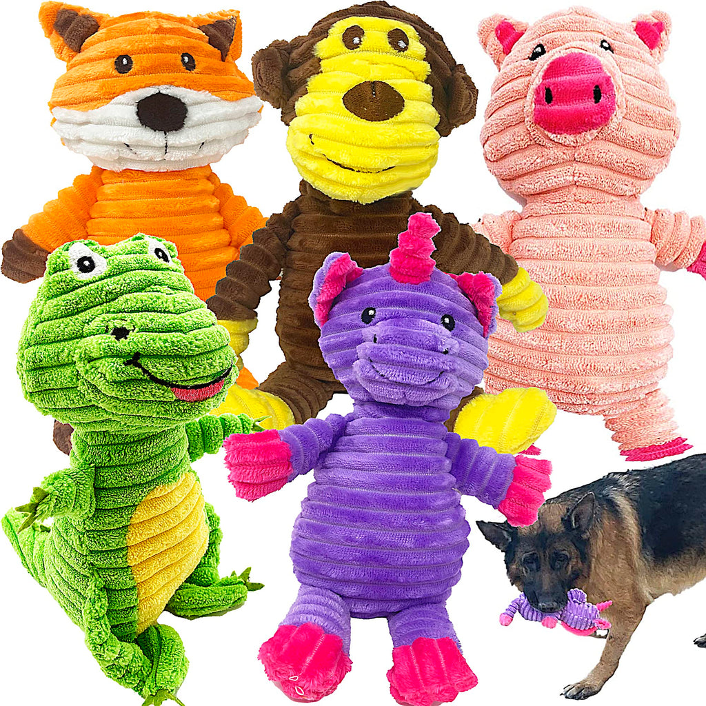 Jalousie Plush Toys Assortment Value Bundle Puppy, 5-Pack