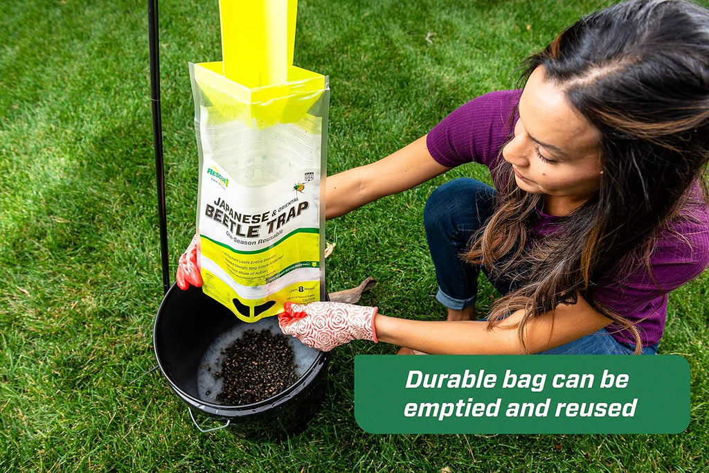 RESCUE! Japanese Beetle Trap – Reusable Bag - 2 Traps