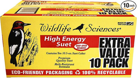 Wildlife Sciences High Energy Suet Cake 10 Pack