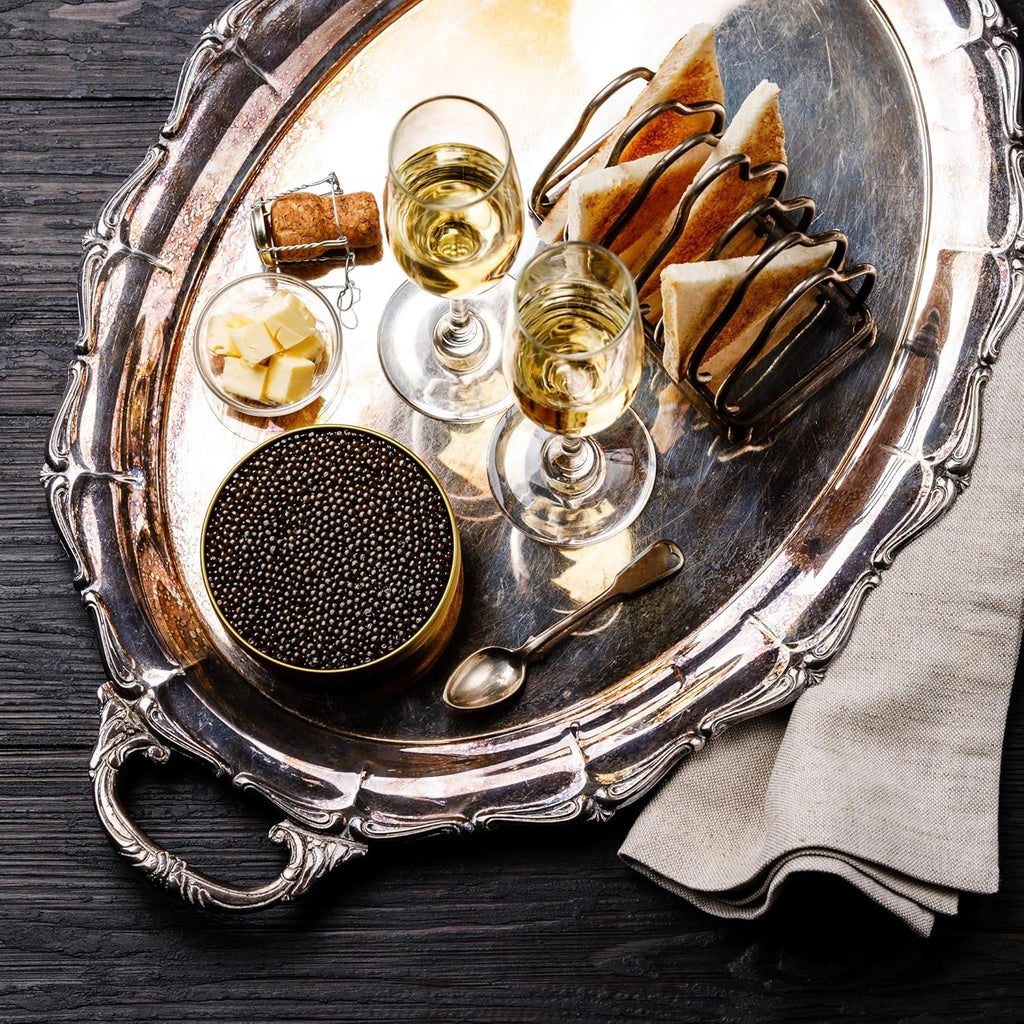 𝐁𝐄𝐒𝐓𝐒𝐄𝐋𝐋𝐄𝐑 Premium Siberian Sturgeon Royal Black Caviar - 1.1 oz - (30g) - Classical Sturgeon Malossol Sturgeon Black Roe - [JANUARY 2026]