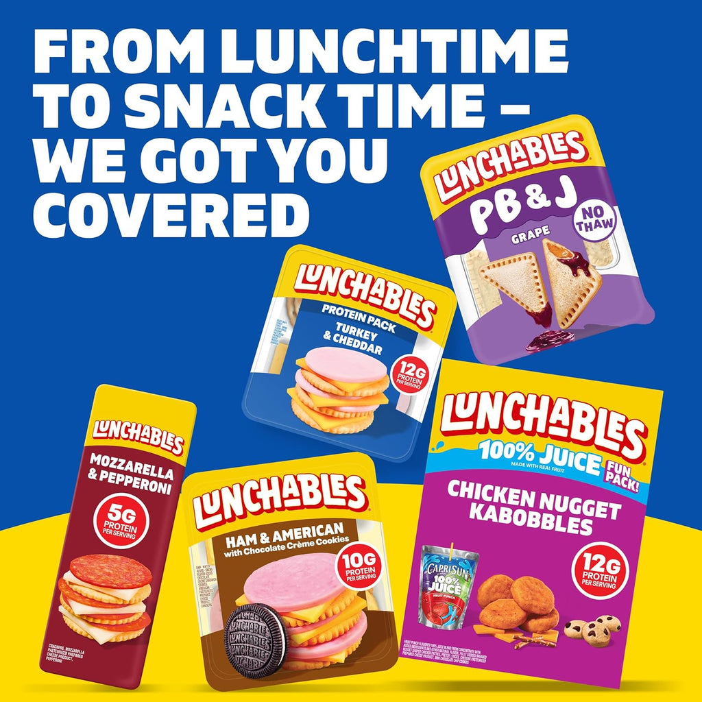 Lunchables Turkey & Cheddar Protein Pack, 3.2 oz Pack