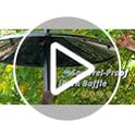 iBorn Squirrel Baffle for Bird Feeder Pole, 19.6” Oversized Squirrel Guard Defender, Bird Feeder for Outdoors Protector, Polycarbonate(PC), Pack of 1, Black