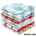 Patelai 12 Pcs Kitchen Dish Cloths for Washing Dishes Absorbent Dish Rags Cleaning Reusable Towels for Scrubbing Wipe Glass Xmas Home Household Supplies(Bright Color,13.8'' X 13.8'', 11.8 x 11.8'')