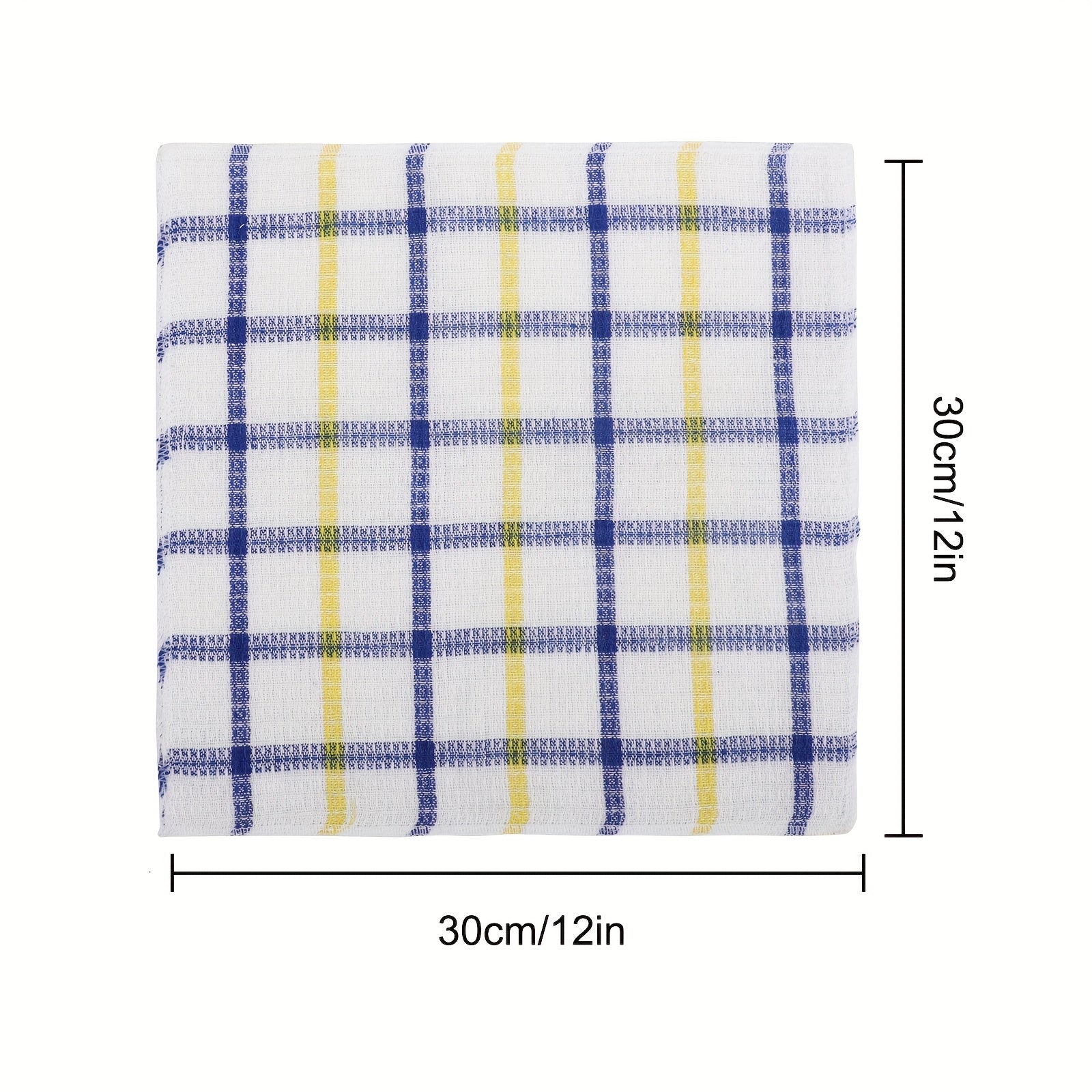 Patelai 12 Pcs Kitchen Dish Cloths for Washing Dishes Absorbent Dish Rags Cleaning Reusable Towels for Scrubbing Wipe Glass Xmas Home Household Supplies(Bright Color,13.8'' X 13.8'', 11.8 x 11.8'')